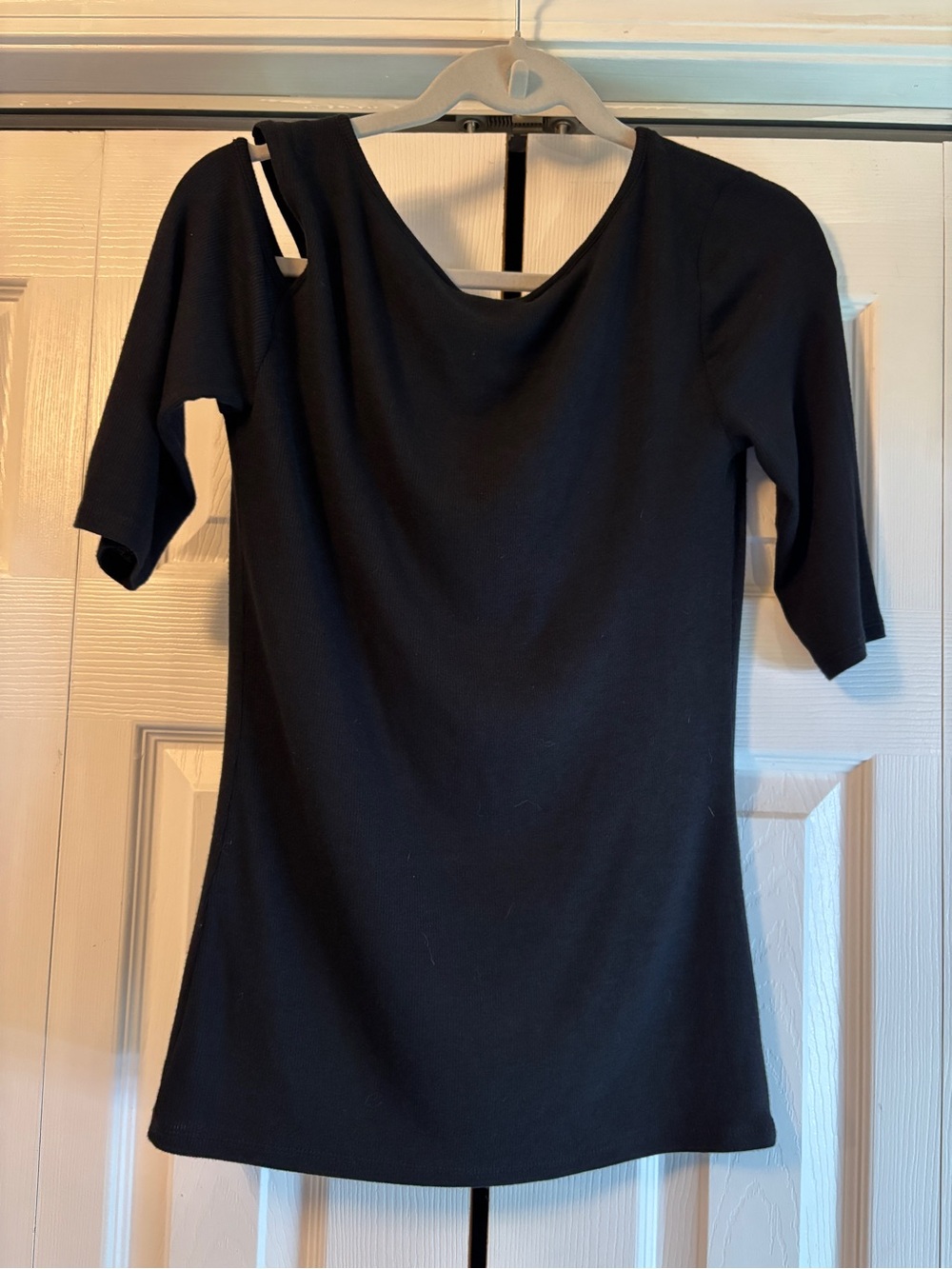 Goldray Garima Asymmetric Cold Shoulder Top
